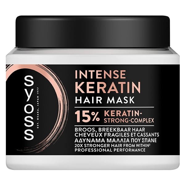 SYOSS μάσκα μαλλιών intense keratin 400ml – Μάσκες Μαλλιών