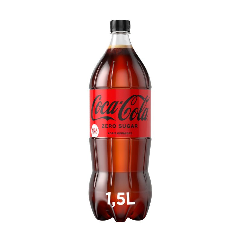 COCA COLA αναψυκτικό Zero χωρίς ζάχαρη 1,5lt – Αναψυκτικά