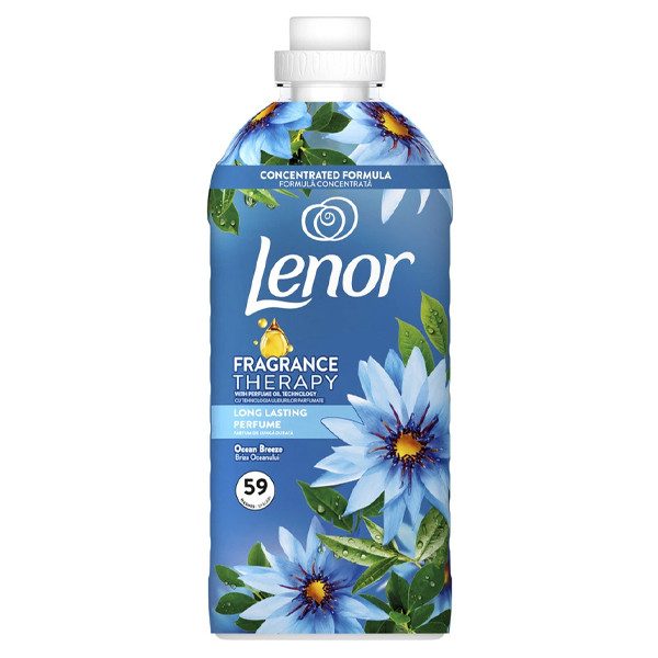 LENOR συμπυκνωμένο μαλακτικό ρούχων fresh ocean escape 59μεζ 1239ml – Μαλακτικά Ρούχων
