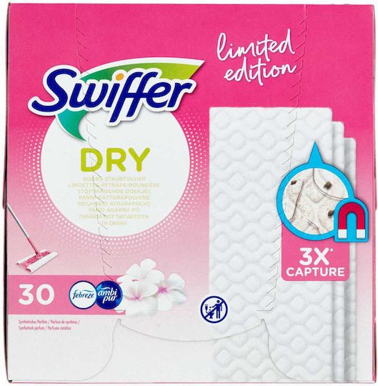 SWIFFER ανταλλακτικά πανάκια για το πάτωμα pink limited edition 30τεμ – Είδη για Σκούπισμα και Σφουγγάρισμα