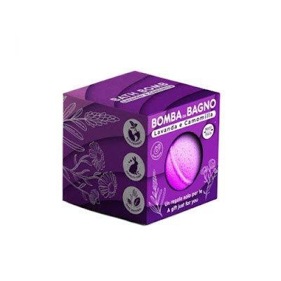 BOMBA DA BAGNO bath bomb λεβάντα και χαμομήλι 100gr – Προϊόντα Καθαρισμού Σώματος