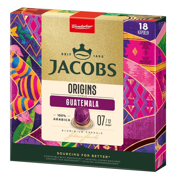 JACOBS κάψουλες espresso guatemala 18τεμ – Κάψουλες Καφέ και Ροφημάτων