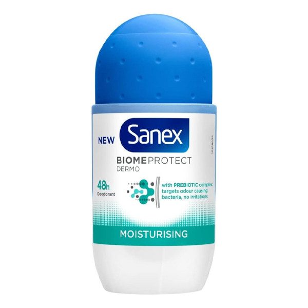 SANEX αποσμητικό σώματος roll-on protect moisturising 50ml – Αποσμητικά