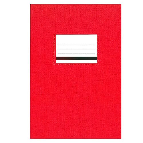 SALKO PAPER τετράδιο πλαστικό ριγέ κόκκινο 50 φυλλων 17x25cm – Σχολικά Τετράδια