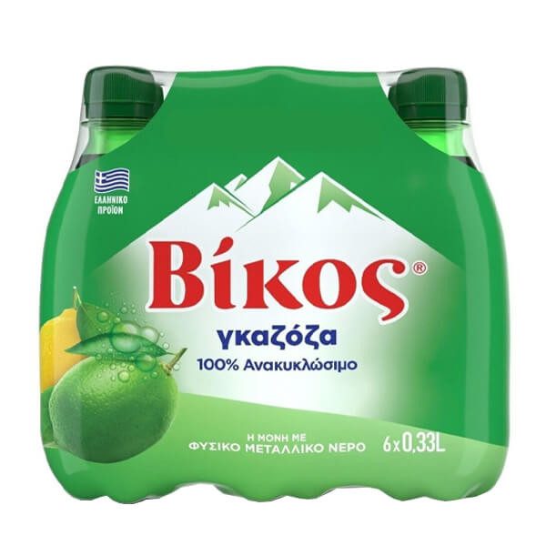 ΒΙΚΟΣ αναψυκτικό γκαζόζα μπουκάλι 6x330ml – Βίκος – Αναψυκτικά