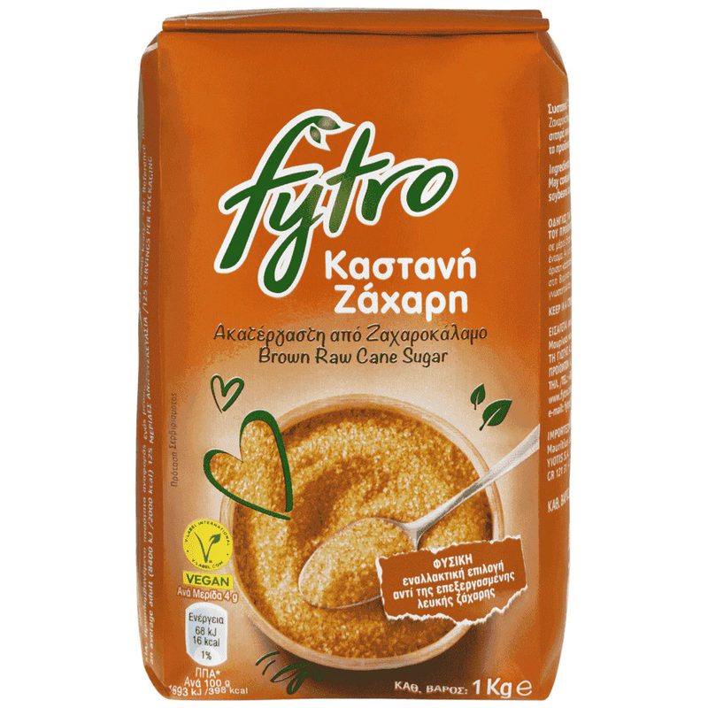 ΓΙΩΤΗΣ fytro ζάχαρη καστανή ακατέργαστη 1kg – Γιώτης – Ζάχαρη και Υποκατάστατα
