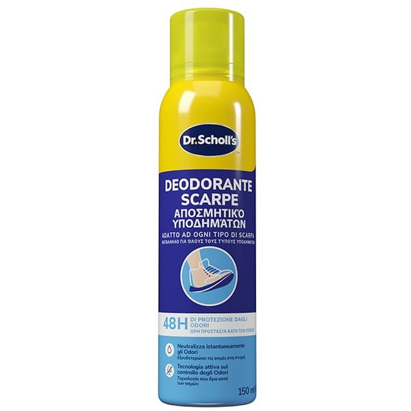 SCHOLL αποσμητικό παπουτσιών spray 150ml – Προϊόντα Περιποίησης Υποδημάτων
