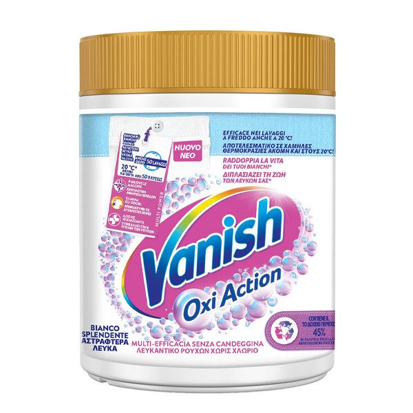 VANISH ενισχυτικό πλύσης oxi action σε σκόνη λευκό 500gr – Ενισχυτικά Πλύσης