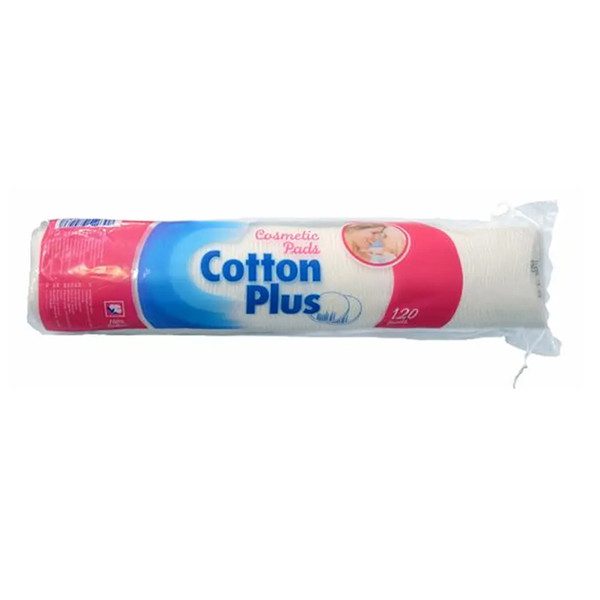 COTTON PLUS δίσκοι ντεμακιγιάζ 120τεμ – Βαμβάκι