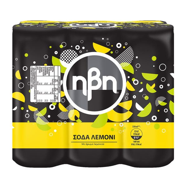 ΗΒΗ αναψυκτικό σόδα με λεμόνι 6x330ml – Ήβη – Αναψυκτικά