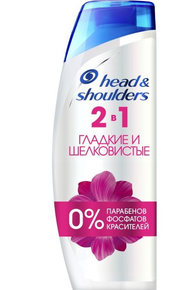 HEAD και SHOULDERS σαμπουάν 2σε1 Silk 400ml