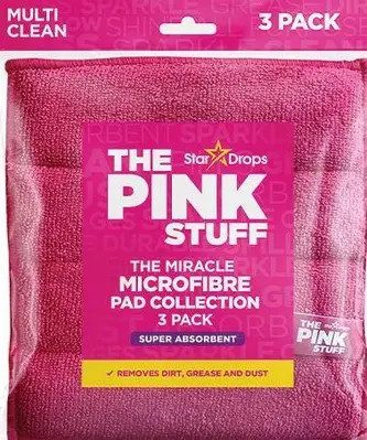THE PINK STUFF πανάκια μικροϊνών 3τεμ – Πανάκια Καθαρισμού