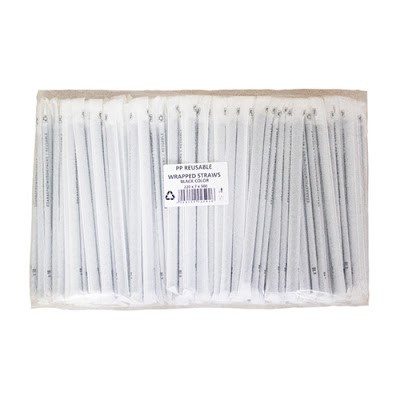 PACK καλαμάκι jumbo μαύρο 1/1 500τεμ – Καλαμάκια (Χονδρική)