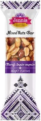 JANNIS παστέλι mixed nuts 40gr – Παραδοσιακά Γλυκά