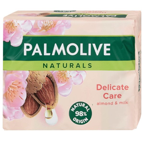 PALMOLIVE σαπούνι γάλα και αμύγδαλο 4x90gr – Προϊόντα Καθαρισμού Σώματος