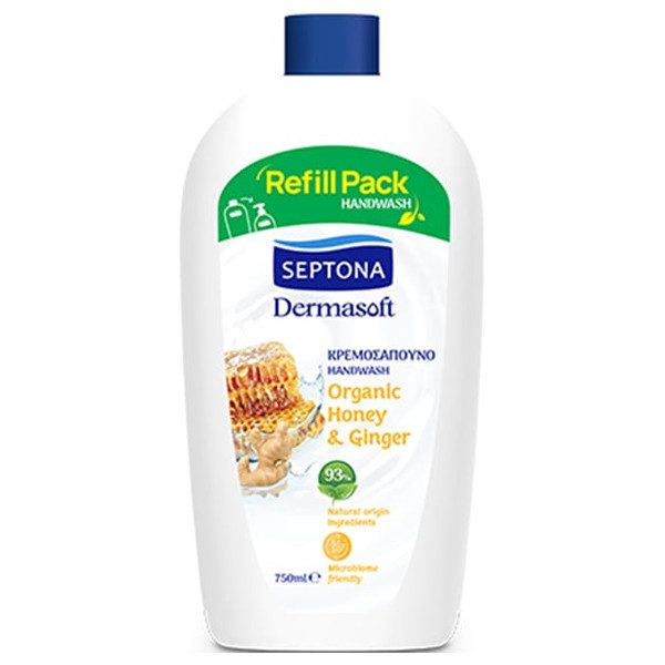 SEPTONA κρεμοσάπουνο dermasoft μέλι και τζίντζερ 750ml – Προϊόντα Καθαρισμού Σώματος