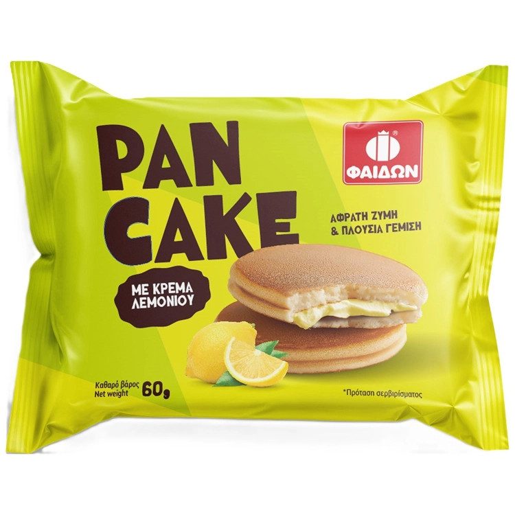 ΦΑΙΔΩΝ pancake με κρέμα λεμονιού 60gr – Φαίδων – Κέικ, Τσουρέκια και Κρουασάν