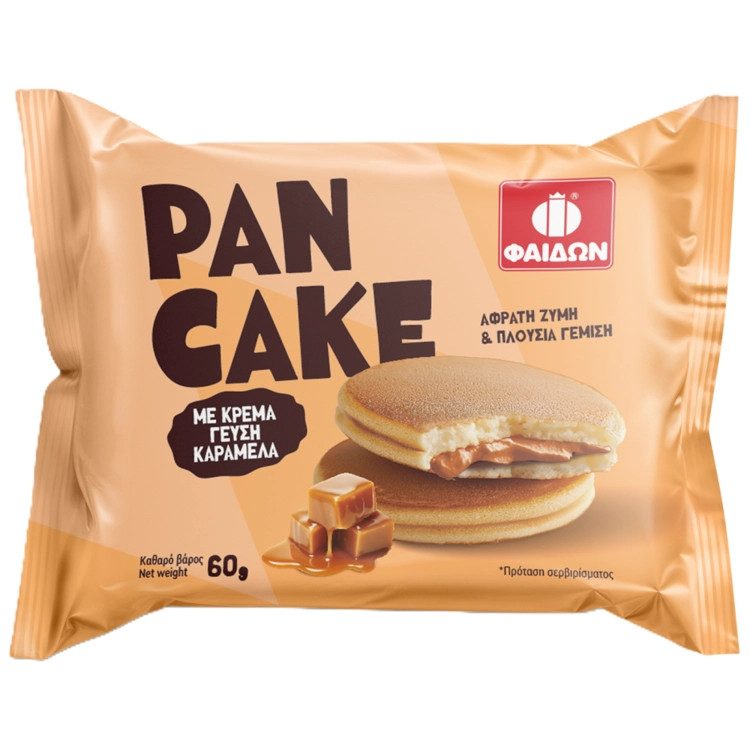 ΦΑΙΔΩΝ pancake με κρέμα καραμέλας 60gr – Φαίδων – Κέικ, Τσουρέκια και Κρουασάν