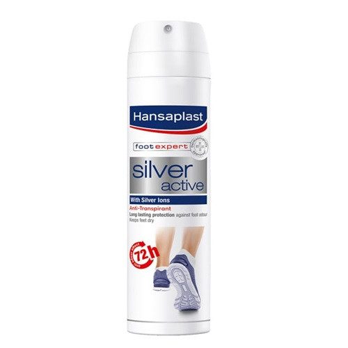 HANSAPLAST σπρέι ποδιών silver active κατά του ιδρώτα 150ml – Αποσμητικά