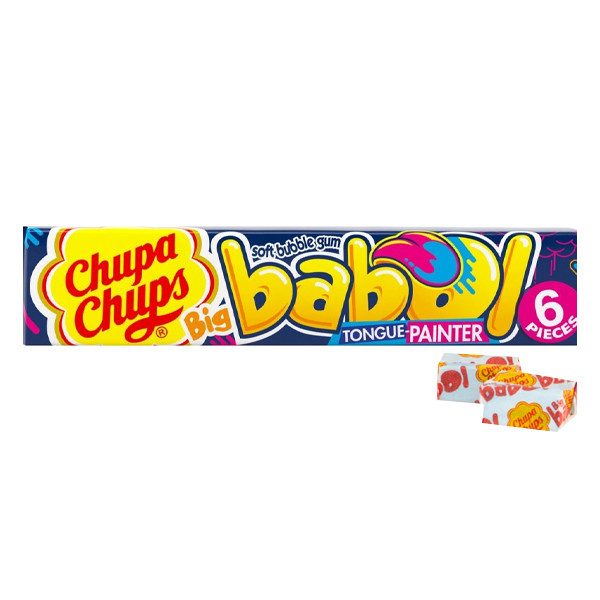 BIG BABOL τσίχλες Tongue Painter Stick 20τεμ – Chupa Chups – Καραμέλες, Γλειφιτζούρια και Τσίχλες