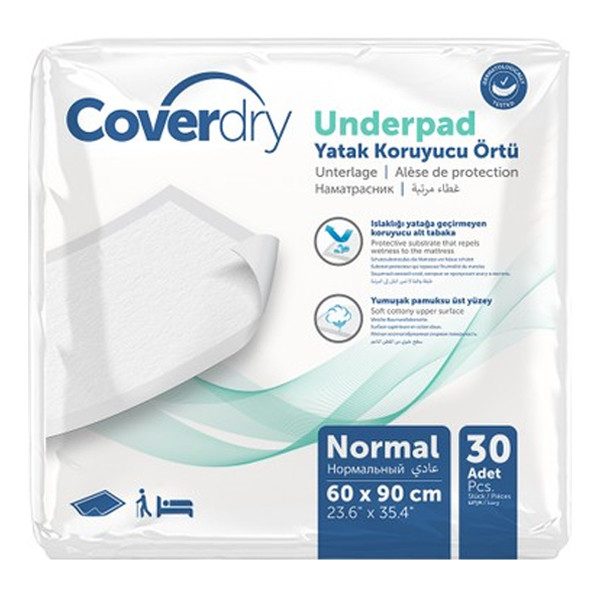 COVER DRY υποσέντονα 60x90cm 30τεμ – Υποσέντονα Ακράτειας