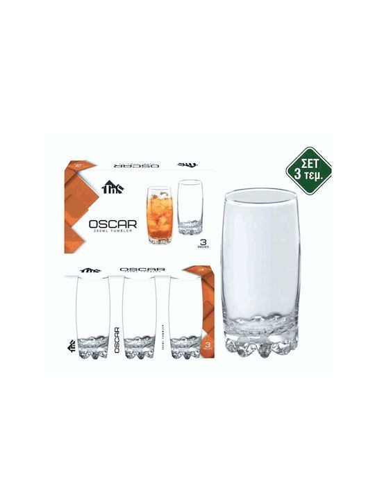 TNS ποτήρια Oscar 280ml 3τεμ