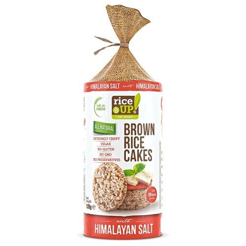 RICE UP ρυζογκοφρέτες ολικής με αλάτι ιμαλαϊων 120gr – Αλμυρά Snacks