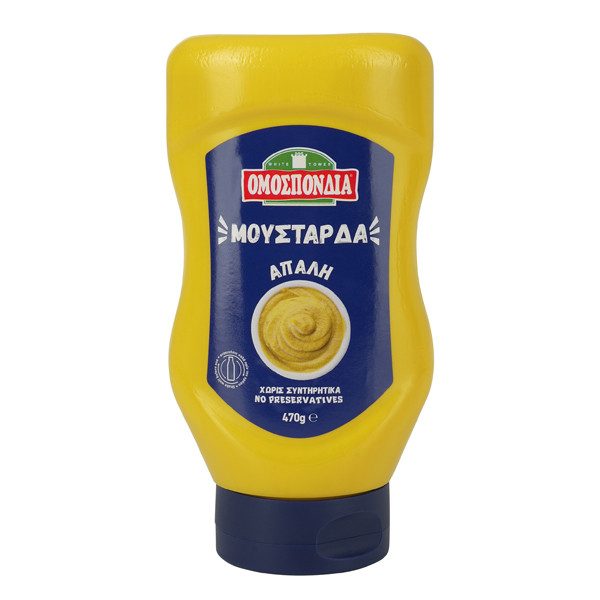 ΟΜΟΣΠΟΝΔΙΑ μουστάρδα απαλή 470gr – Ομοσπονδία – Σάλτσες και Dressings