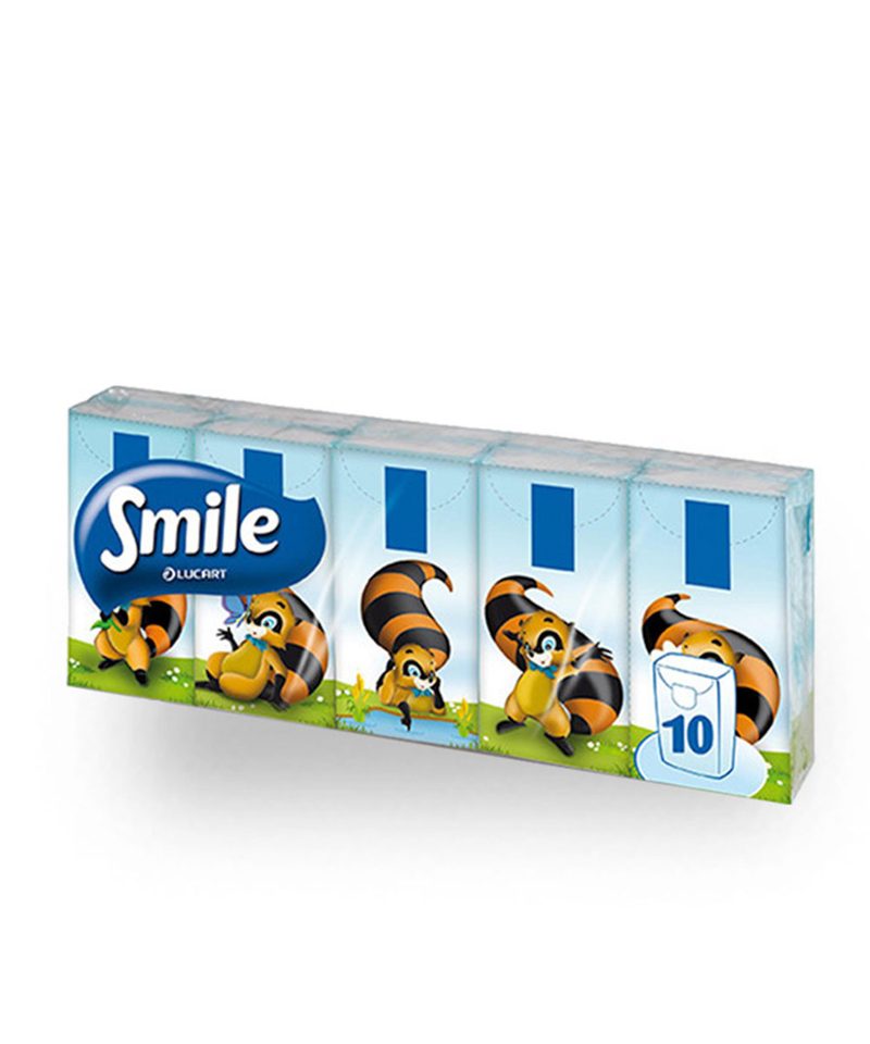 SMILE χαρτομάντηλα τσέπης 10τεμ