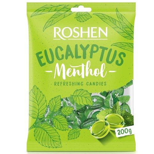 ROSHEN καραμέλες μέντας με ευκάλυπτο 200gr – Καραμέλες, Γλειφιτζούρια και Τσίχλες