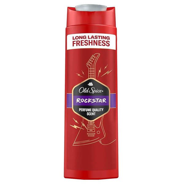 OLD SPICE αφρόλουτρο rockstar 400ml – Αφρόλουτρα