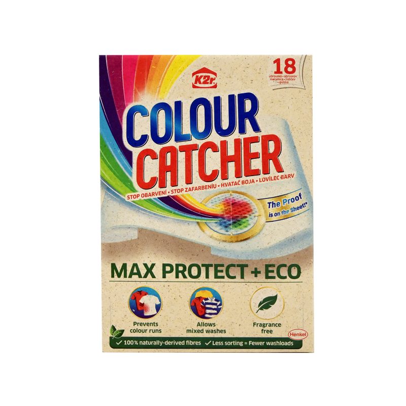 K2R colour catcher χρωμοπαγίδες max protect και eco 18τεμ – Ενισχυτικά Πλύσης