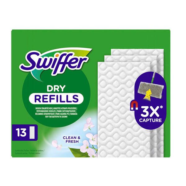 SWIFFER ανταλλακτικά πανάκια για το πάτωμα 13τεμ – Είδη για Σκούπισμα και Σφουγγάρισμα