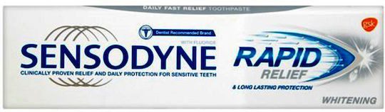 SENSODYNE οδοντόκρεμα rapid relief whitening 75ml – Οδοντόκρεμες