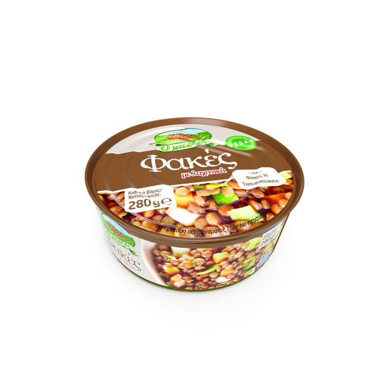 Ο ΜΠΑΞΕΣ φακές με λαχανικά 280gr – Ο μπαξές – Τρόφιμα Μακράς Συντήρησης