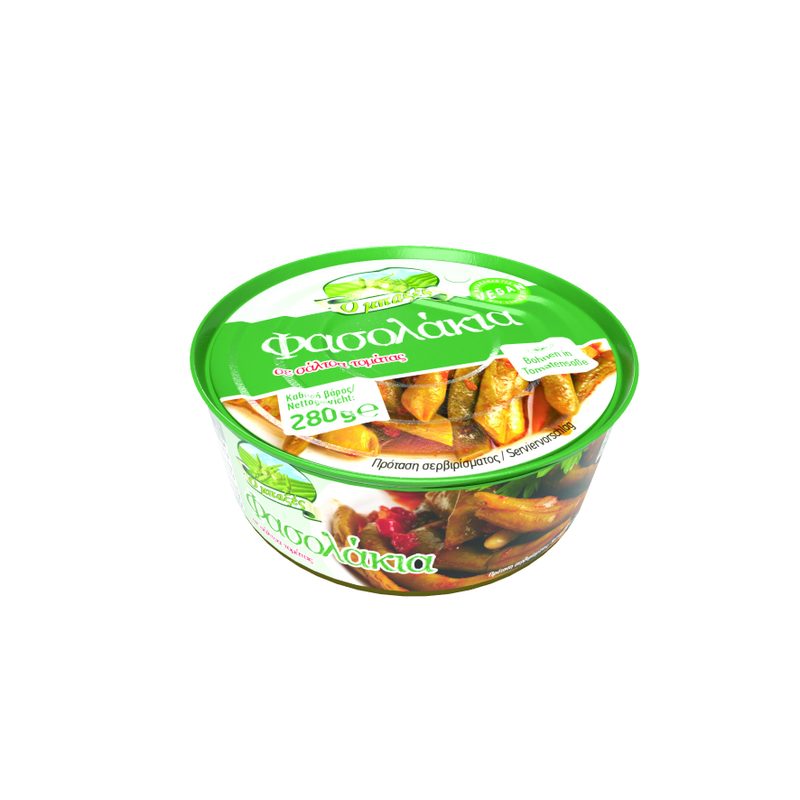 Ο ΜΠΑΞΕΣ φασολάκια 280gr – Ο μπαξές – Τρόφιμα Μακράς Συντήρησης