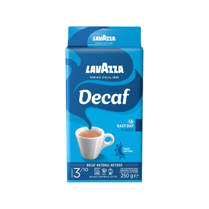 LAVAZZA καφές easy day decaf αλεσμένος 250gr – Καφέδες