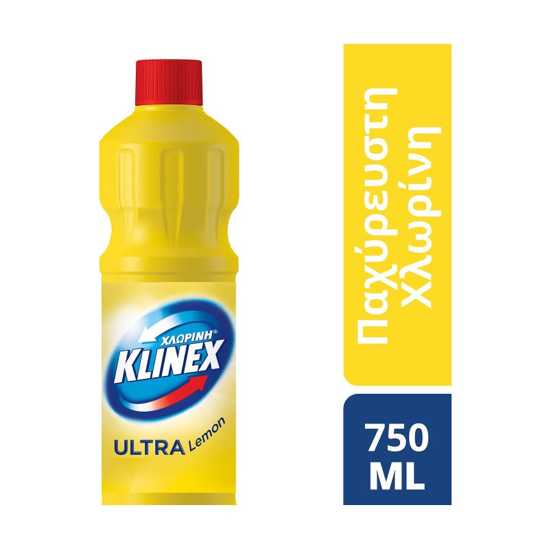 KLINEX χλωρίνη παχύρρευστη κίτρινη 750ml – Καθαριστικά Μπάνιου