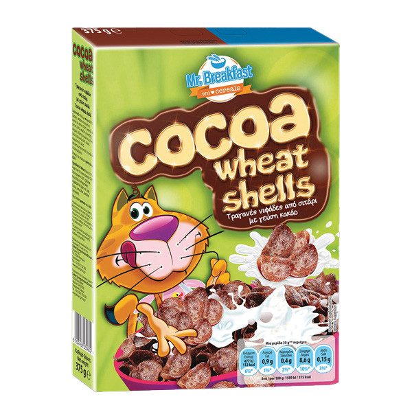 MR. BREAKFAST δημητριακά cocoa shells 375gr