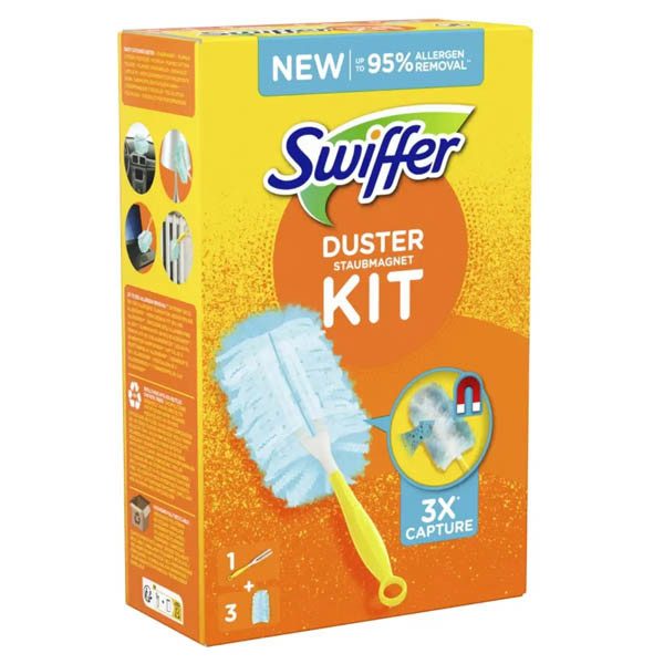 SWIFFER duster kit μαγικό φτερό με 3 ανταλλακτικά – Είδη Ξεσκονίσματος