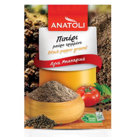 ANATOLI πιπέρι μαύρο τριμμένο 50gr – Ανατολή – Μπαχαρικά και Μυρωδικά