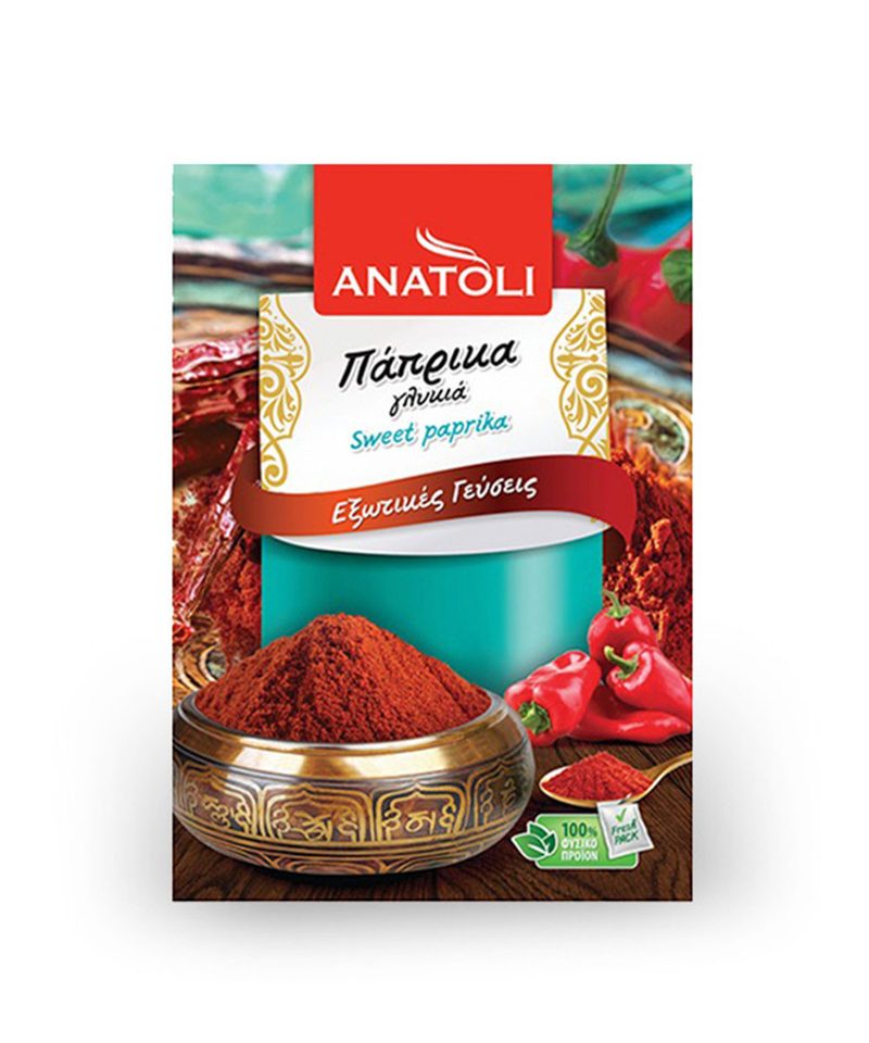 ANATOLI πάπρικα γλυκιά 25gr – Ανατολή – Μπαχαρικά και Μυρωδικά