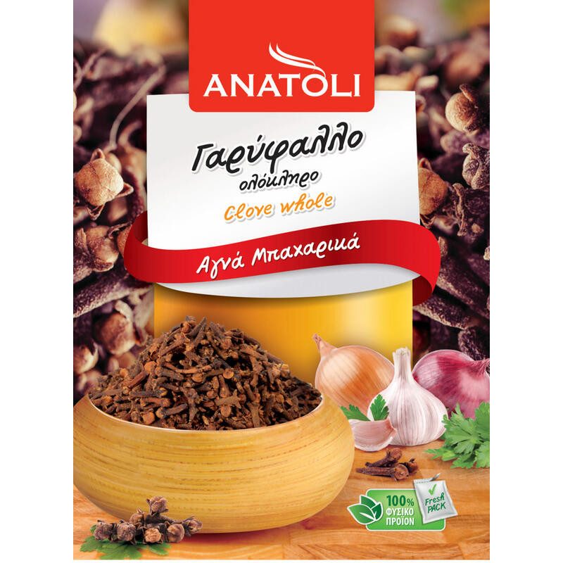 ANATOLI γαρύφαλλο ολόκλρο 15gr – Ανατολή – Μπαχαρικά και Μυρωδικά