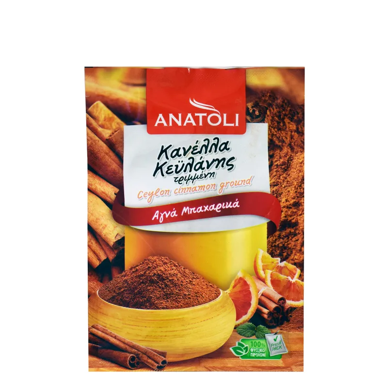 ANATOLI κανέλα Κεϋλάνης τριμμένη 25gr – Ανατολή – Μπαχαρικά και Μυρωδικά