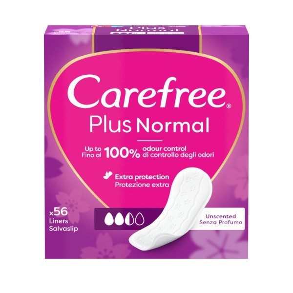 CARE FREE σερβιετάκια plus normal 56τεμ – Σερβιέτες