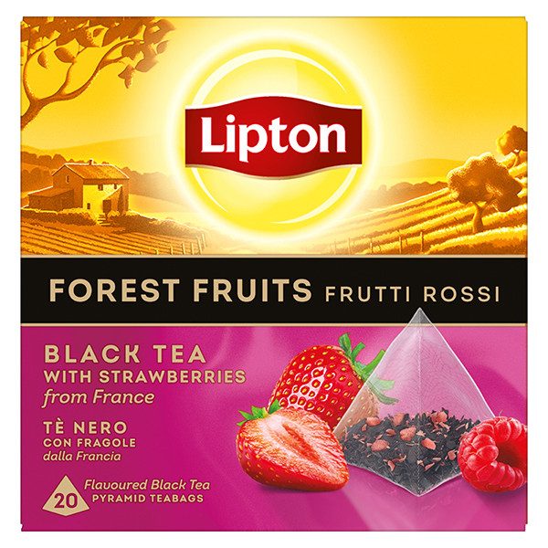 LIPTON τσάι πυραμίδα με φρούτα του δάσους 20x1,7gr