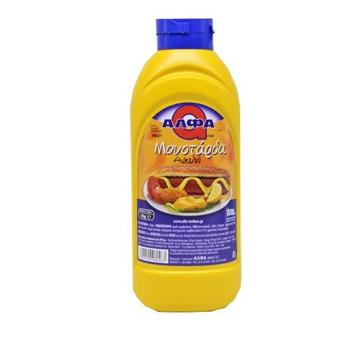 ΑΛΦΑ μουστάρδα απαλή 1kg – Άλφα – Σάλτσες και Dressings