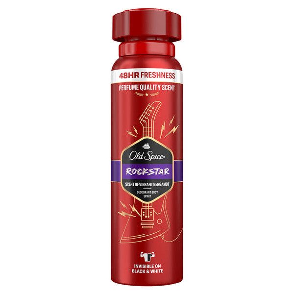 OLD SPICE αποσμητικό σώματος spray rockstar 150ml – Αποσμητικά