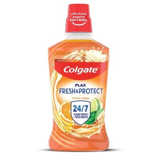 COLGATE στοματικό διάλυμα Plax Fresh και Protect Citrus 500ml – Στοματικά Διαλύματα