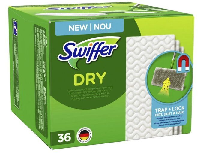SWIFFER ανταλλακτικά πανάκια για το πάτωμα 36τεμ – Είδη για Σκούπισμα και Σφουγγάρισμα